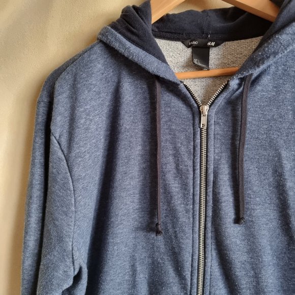 H&M Blue Men’s Hoodie - Picture 4 of 14